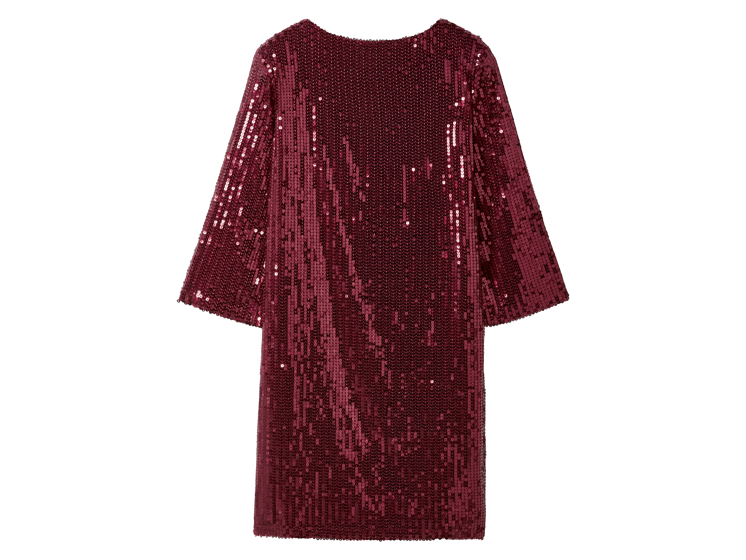 Thumbnail - esmara® Damen Pailletten-Kleid (Rot, M (40/42))