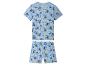 Sonic Pyjama: hellblaues Shirt und Shorts mit Sonic the Hedgehog Motiv.