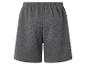 Graue Sweatshorts mit elastischem Bund.