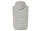 Eine graue Weste mit Kapuze