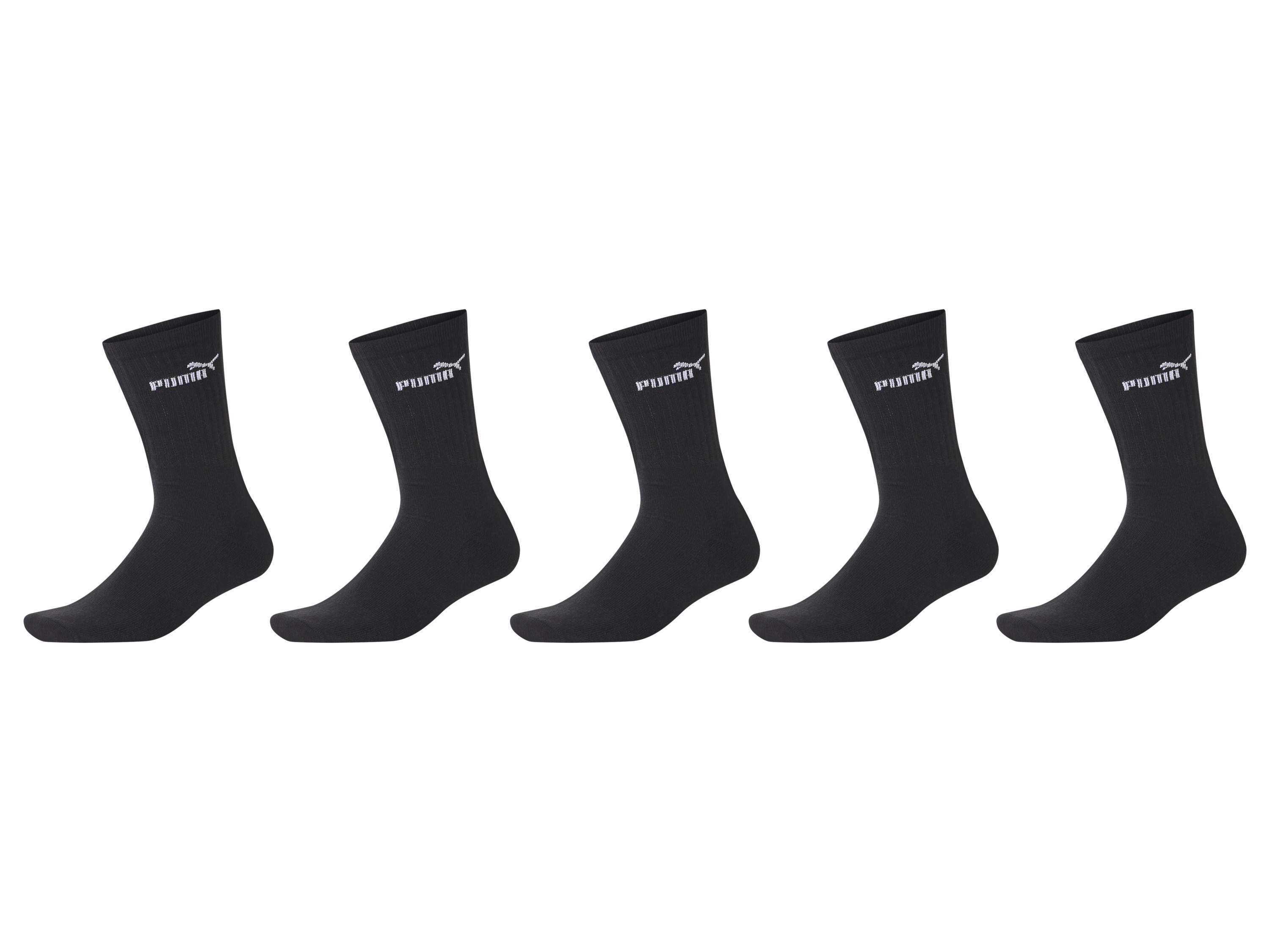 Thumbnail - Puma Unisex Socken Sport, 5 Stück (Schwarz, 35-38)