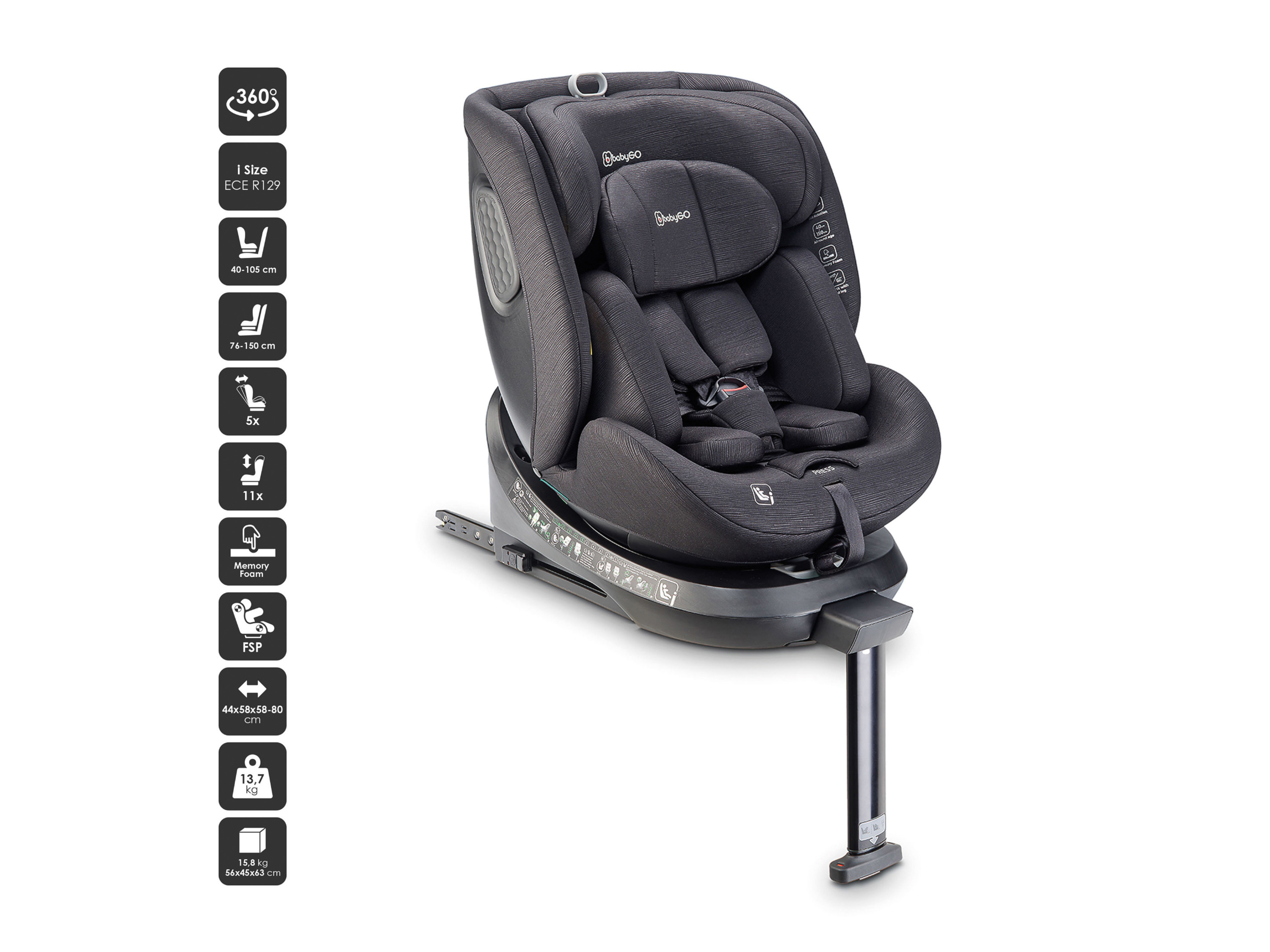 Thumbnail - BabyGO Kindersitz »Nova+ 360«