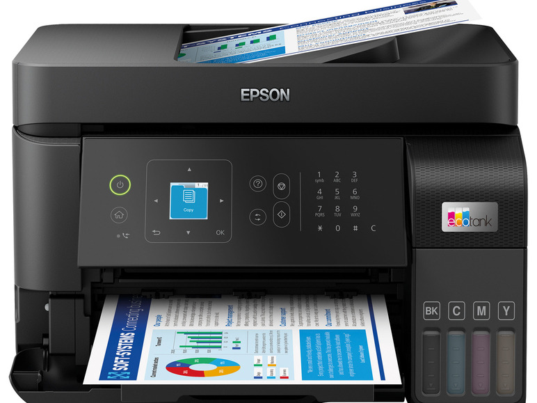 Gehe zu Vollbildansicht: EPSON EcoTank »ET-4810« Multifunktionsdrucker Drucken, Scannen, Kopieren, Faxen - Bild 1
