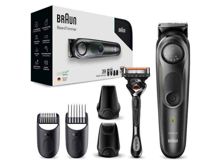 BRAUN Barttrimmer 7 BT7940, Barttrimmer für Herren