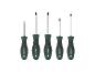 Ein Satz Parkside Schraubendreher mit verschiedenen Klingenformen.