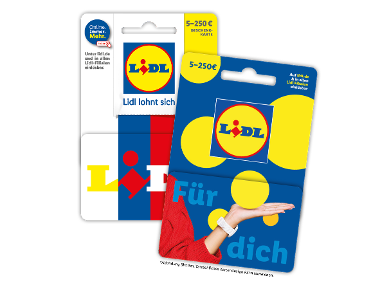 Lidl Geschenkkarte 200,00 € (physischer Gutschein)