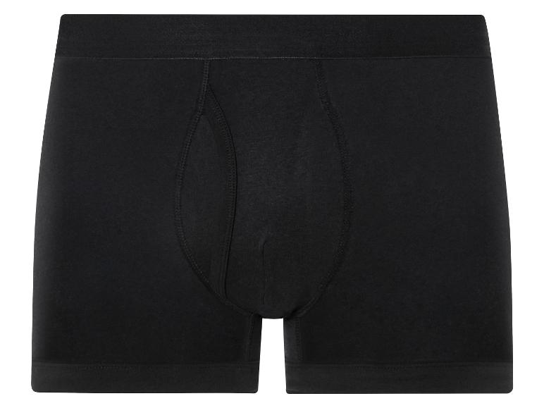 Schwarze Boxershorts.