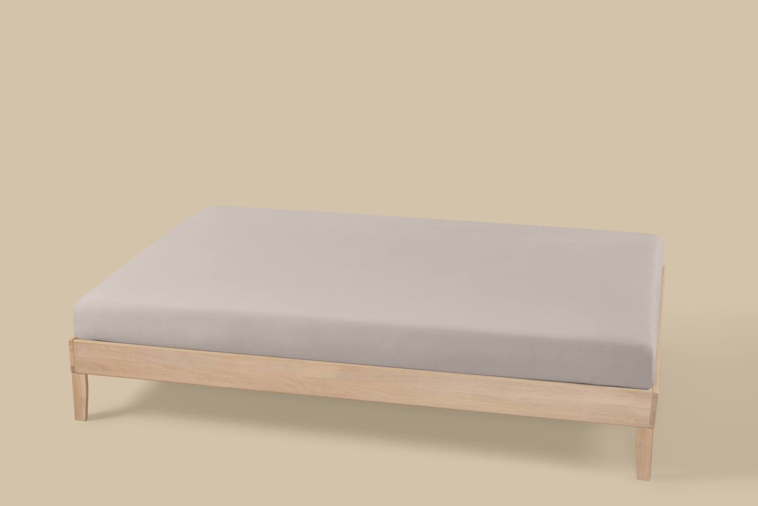 LIVARNO® Jersey-Spannbettlaken, 140-160 x 200 cm (Beige) – Bild 2 von 4