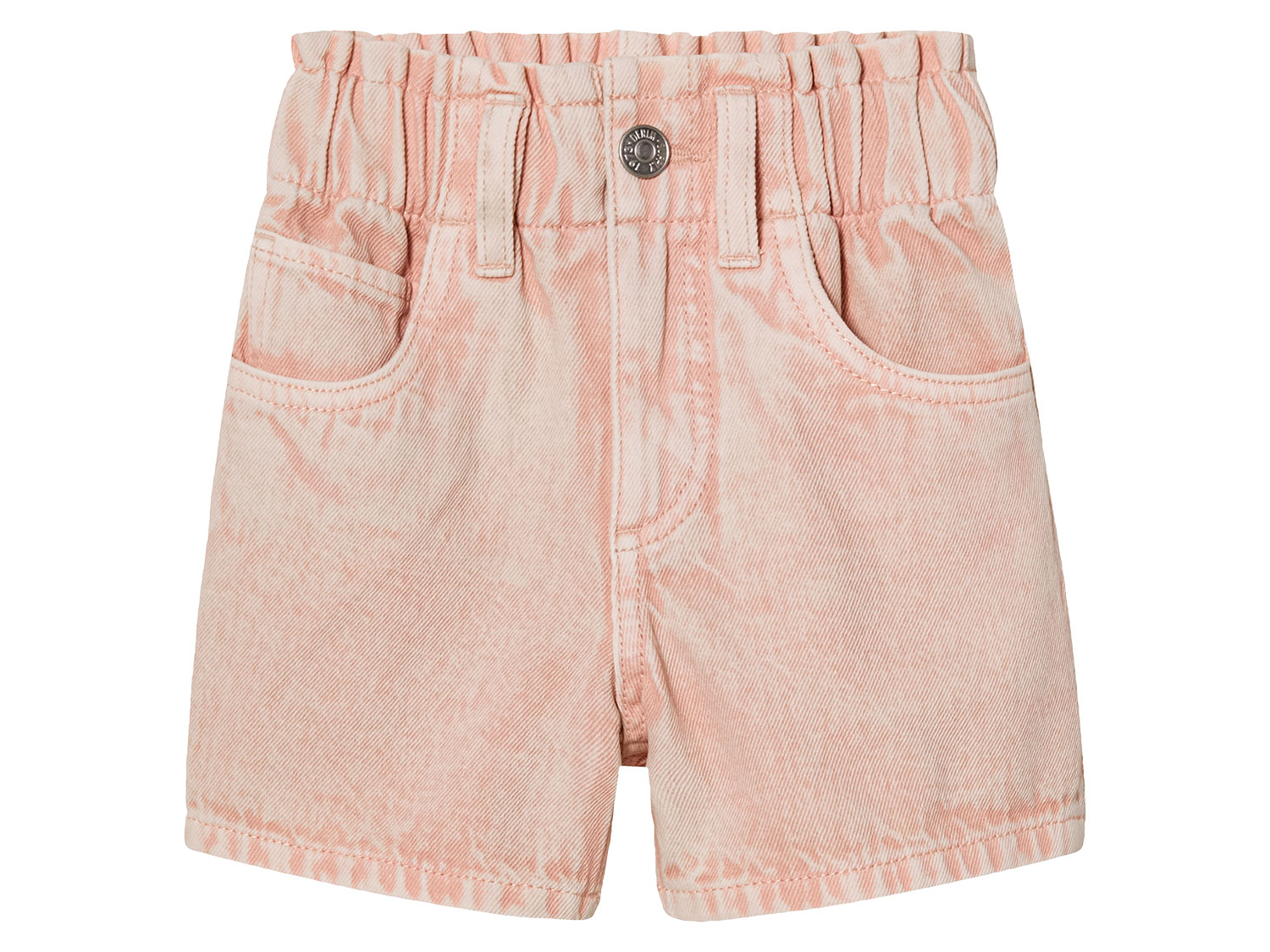 lupilu® Kleinkinder Mädchen Paperbagshorts Denim (Pink, 122/128) | 04335633040021