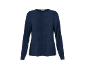 Dunkelblaues Damen-Langarmshirt