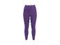Lila Damen-Sportleggings mit hoher Taille und Seitentasche.