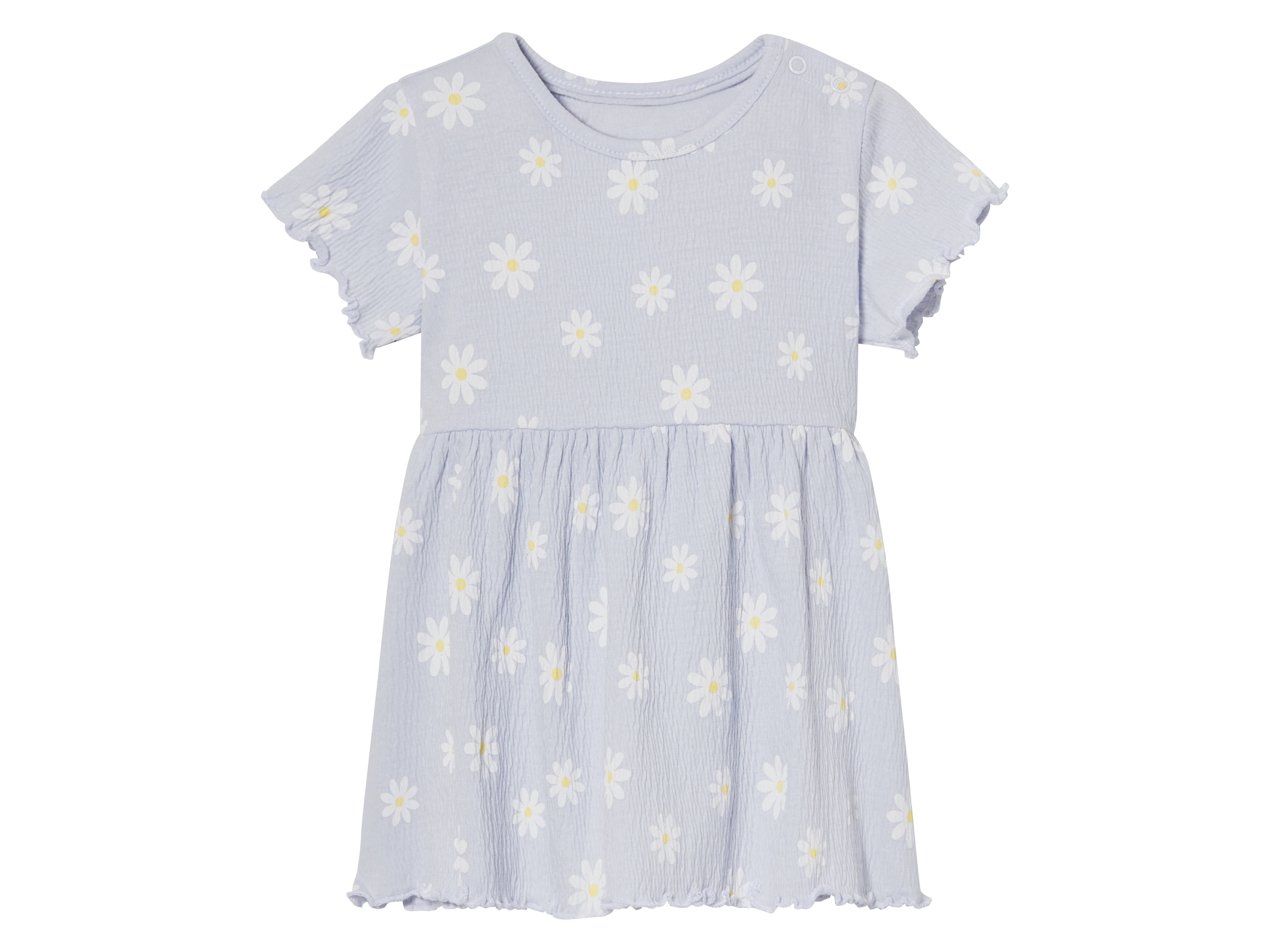 lupilu® Baby Mädchen Kleid (helllila, 62/68)““ | in sommerlicher Crinkle-Struktur