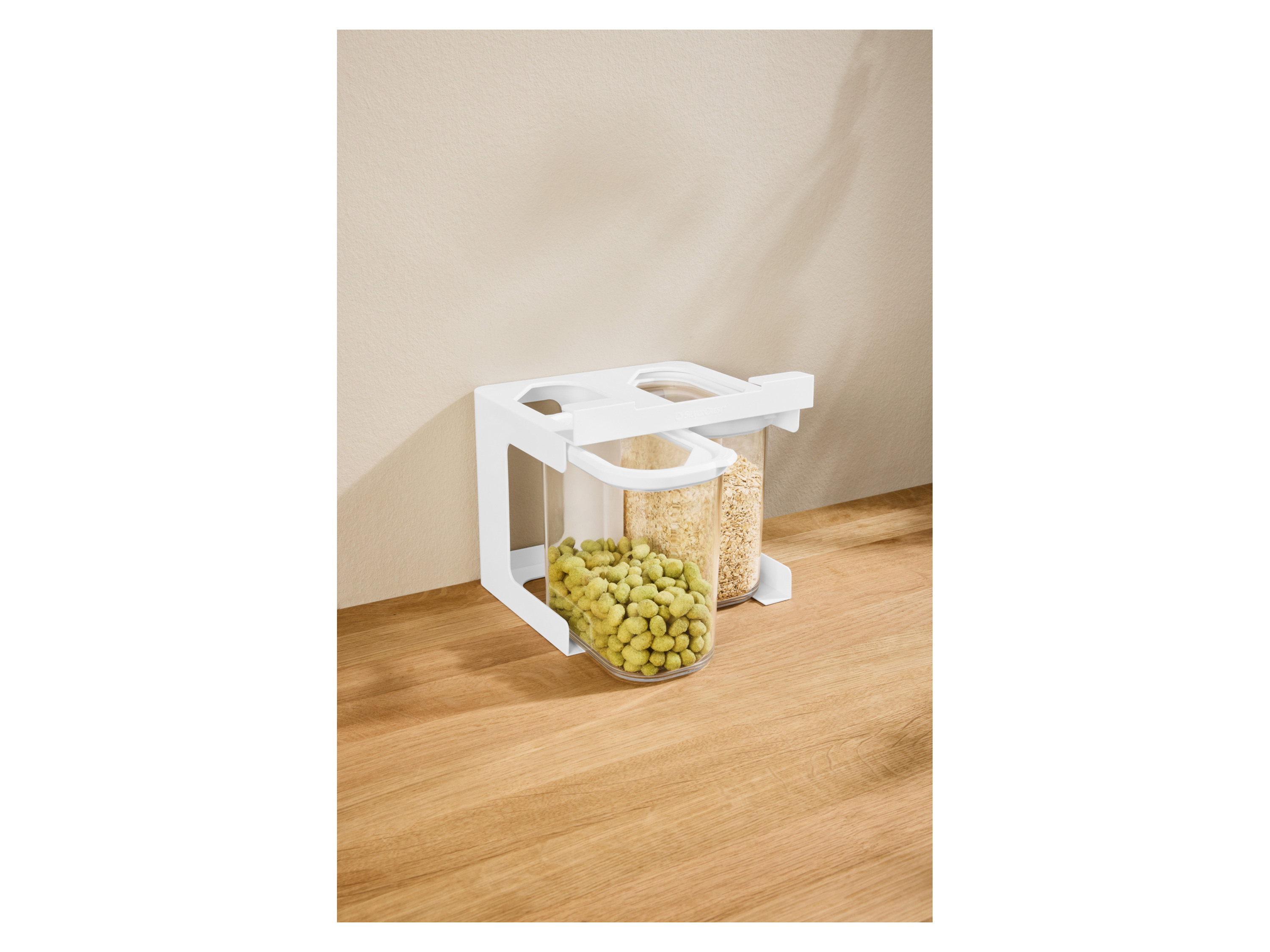 Thumbnail - SILVERCREST® Vorratsdosen-Sets mit Ansteckregal (Unterregal Aufbewahrungs hoch)