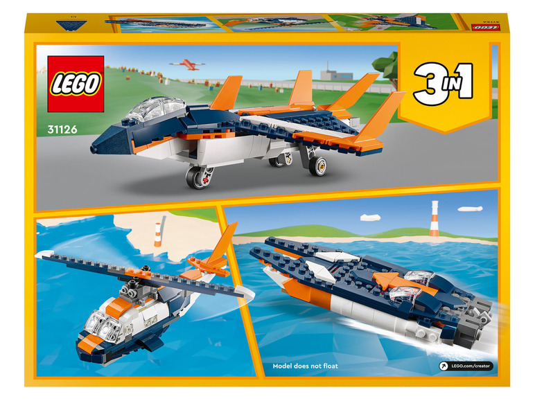 Gehe zu Vollbildansicht: LEGO® Creator 31126 »Überschalljet« - Bild 8