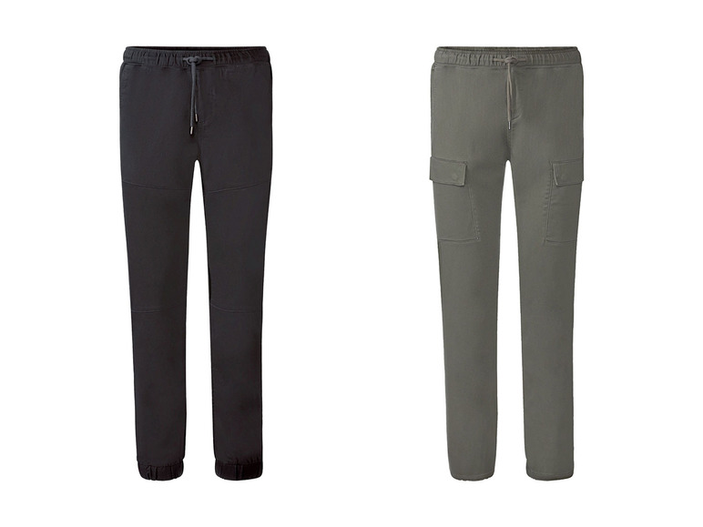 Gehe zu Vollbildansicht: LIVERGY&reg; Herren Cargo Joggers, normaler Schnitt, mit hohem Baumwollanteil - Bild 1