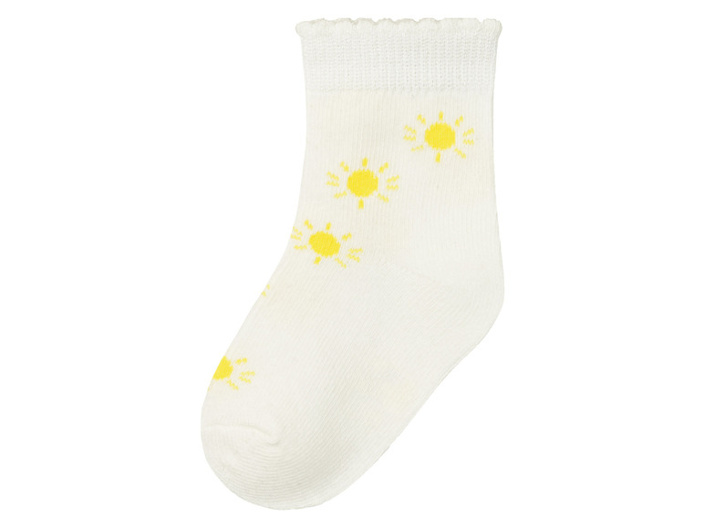 Gehe zu Vollbildansicht: lupilu® Baby Mädchen Socken, 5 Paar, mit Bio-Baumwolle - Bild 3