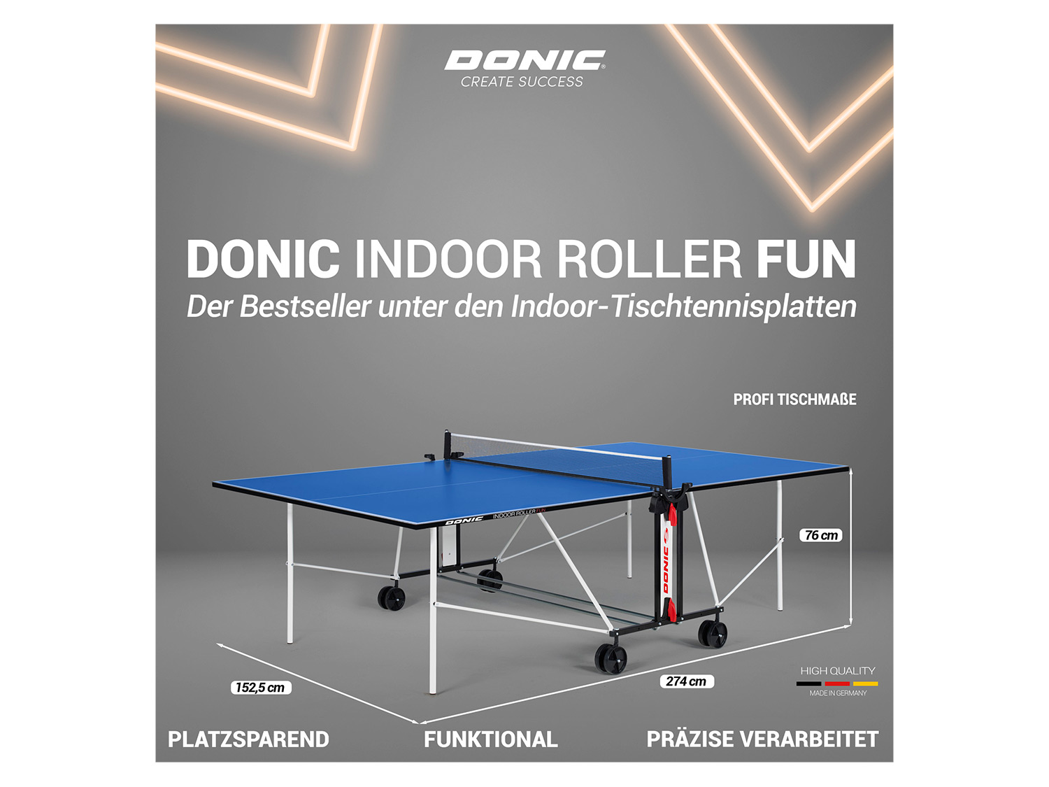 Thumbnail - DONIC Tischtennisplatte Indoor Fun