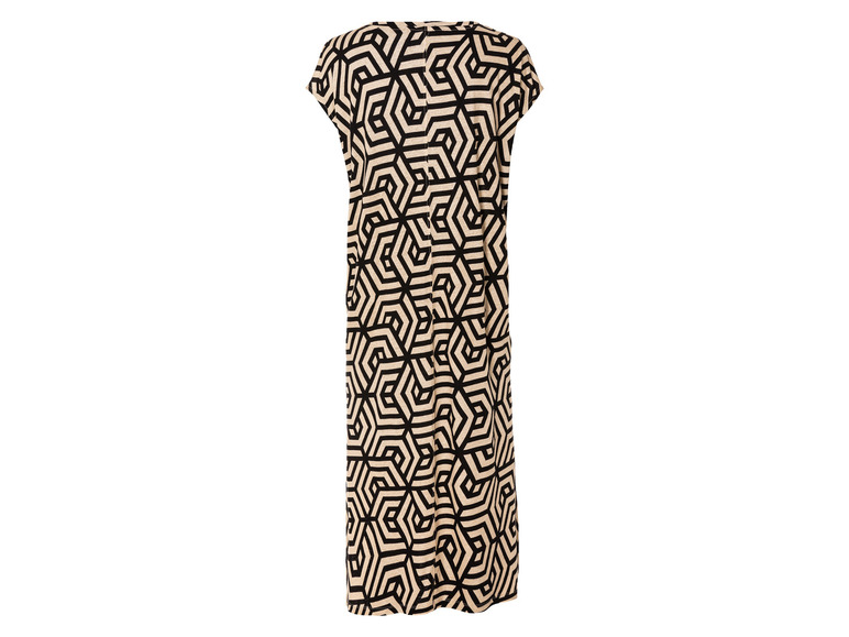 Damen Kleid mit Leinen in moderner Midilänge