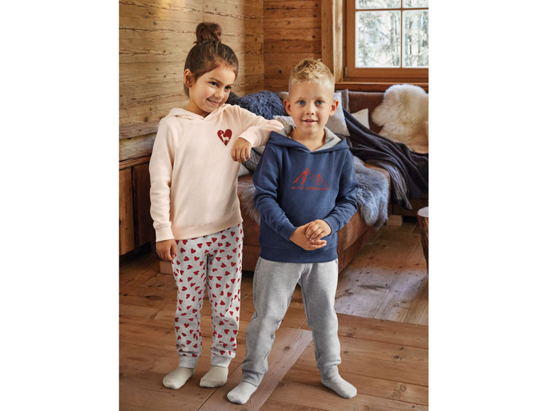 Gehe zu Vollbildansicht: lupilu Kleinkinder Mädchen Sweatanzug mit Baumwolle - Bild 4