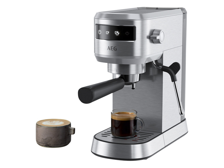 W Siebträgermaschine »EC6-1-6ST«, Espresso 1350 AEG 6 Gourmet