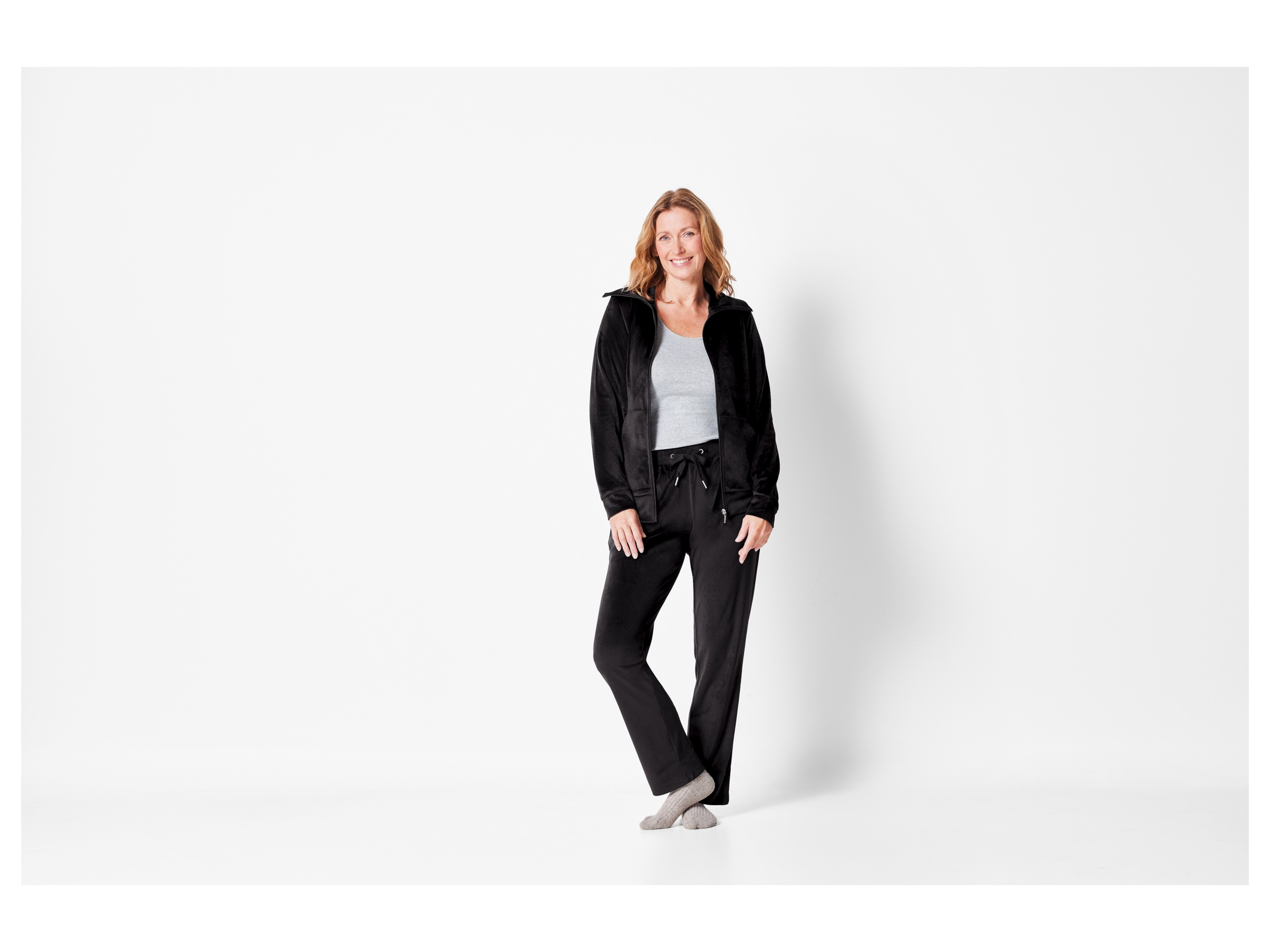 Thumbnail - esmara® Damen Hausanzug (Schwarz, S(36/38))