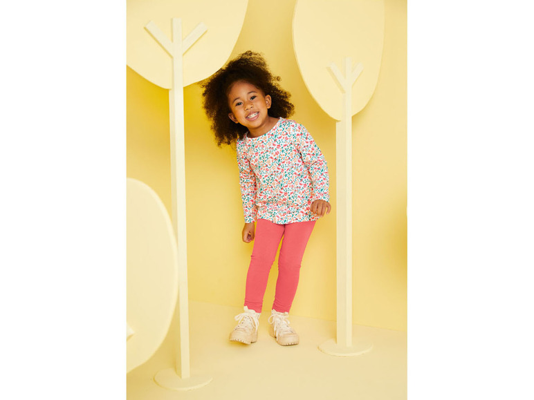 Gehe zu Vollbildansicht: LUPILU® Kleinkinder Mädchen Langarmshirts, 2 Stück, aus reiner Baumwolle - Bild 14