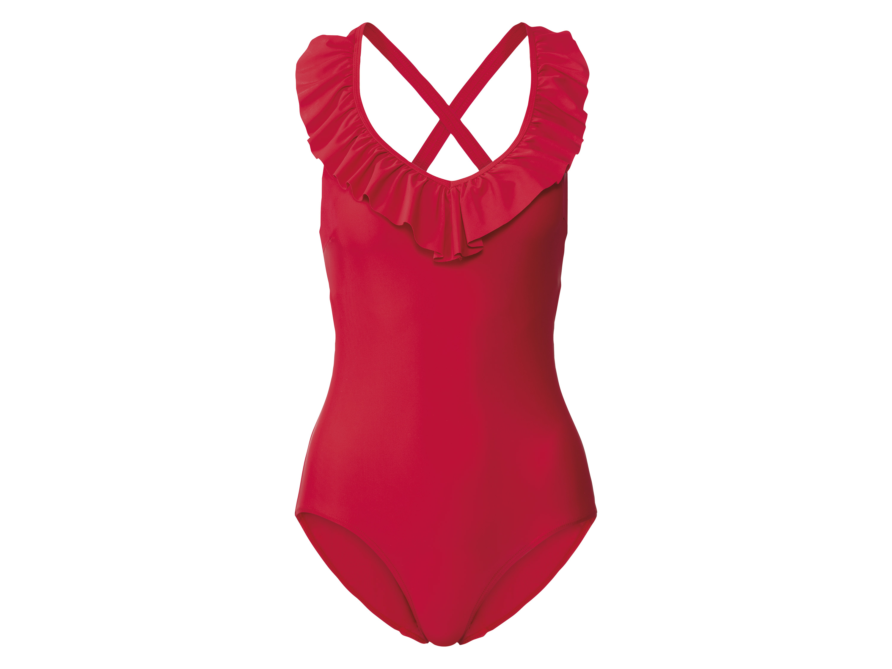 esmara® Damen Badeanzug (Rot, 44) | 04055334758246