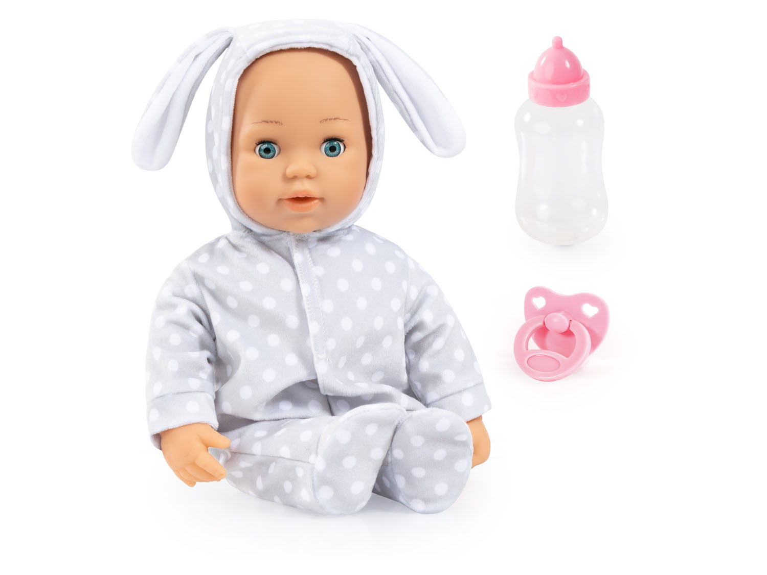 Bayer Design First Words Baby Anna 38 cm (Grau) | 04003336414257