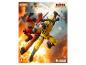 Deadpool- und Wolverine-Actionfiguren in Kampfposen, mit Schwert und Krallen.