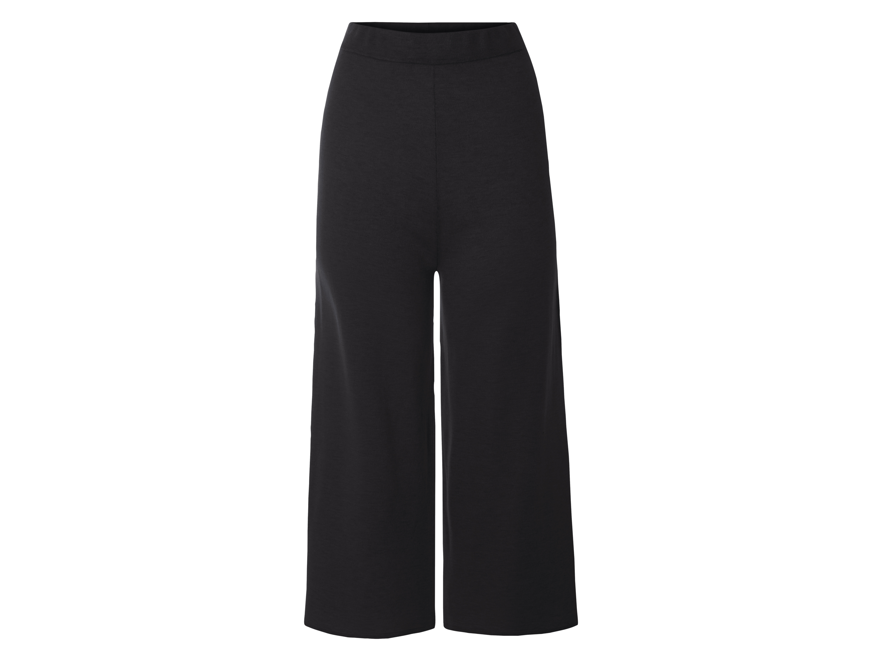 ESMARA® Damen Feinstrick Hose, besonders weich und anschmiegsam (Schwarz, XS(32/34))