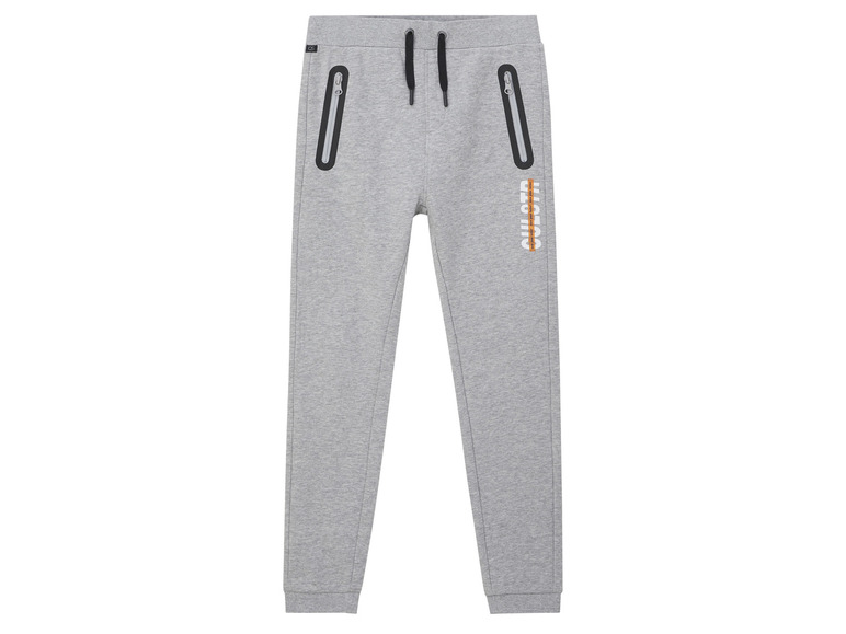 Graue Jogginghose mit 'Out of Order' Druck.