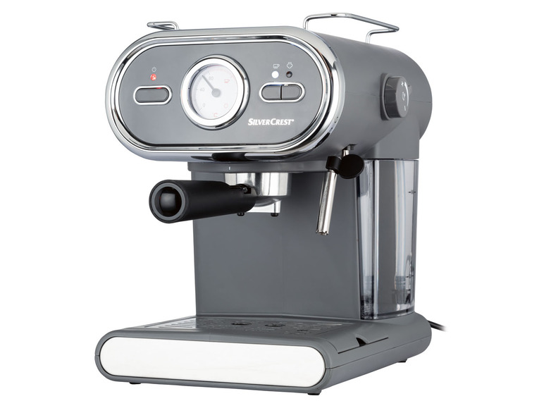 Espressomaschine/Siebträger KITCHEN TOOLS SEM D3 SILVERCREST® 1100 Pastell anthrazit
