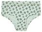 Mintgrüne Unterwäsche mit Blumenmuster