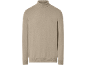 Beiger Herren-Rollkragenpullover