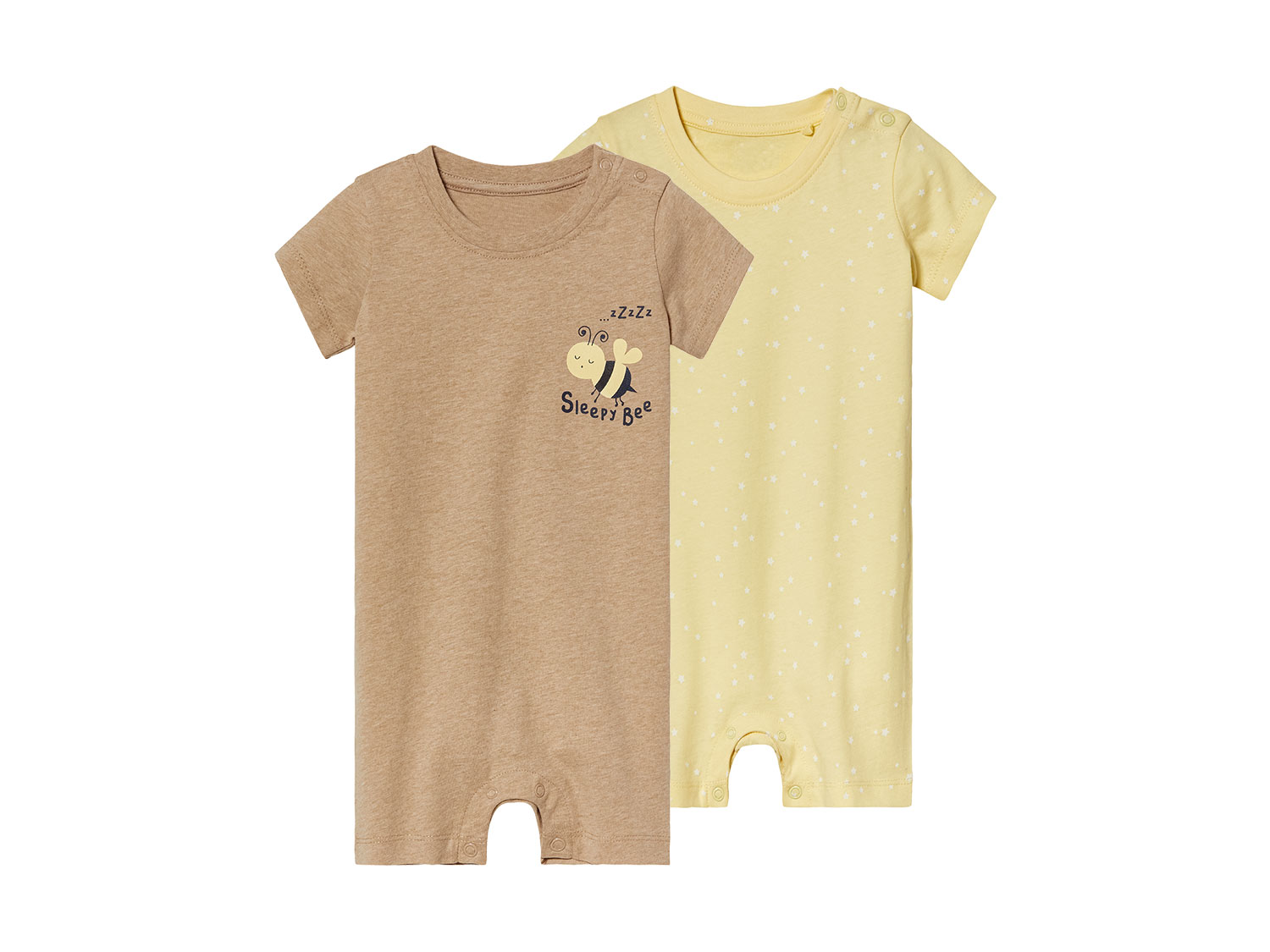 LUPILU® Baby Pyjamas (beige/gelb, 50/56)""