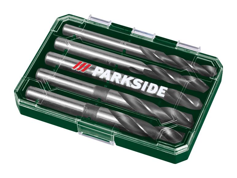 PARKSIDE Bohrer-Set in grüner Box, 5 Metallbohrer