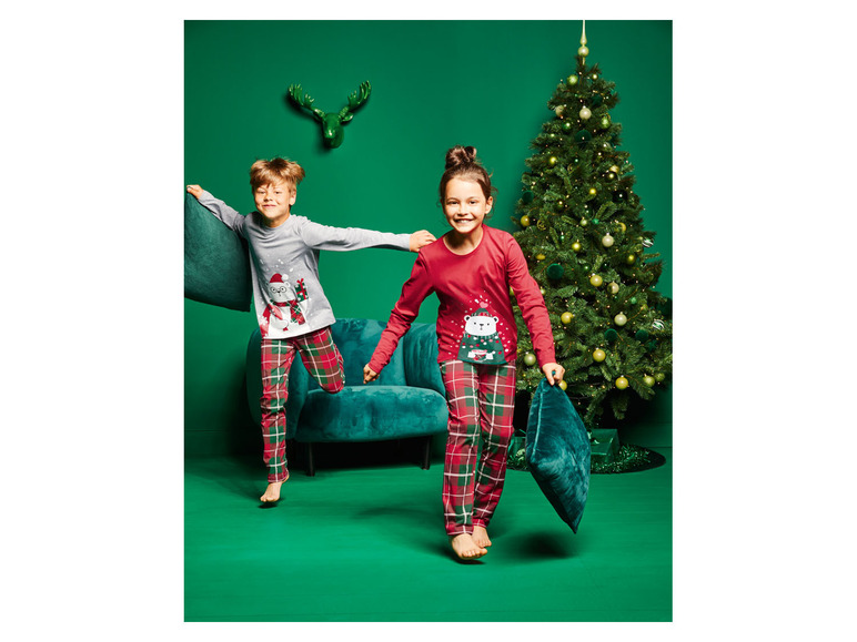 Gehe zu Vollbildansicht: pepperts Kinder Mädchen Pyjama mit weihnachtlichen Motiven - Bild 9