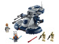 LEGO Star Wars Set mit einem Republic Gunship und Minifiguren von Ashoka Tano und Klonkriegern.