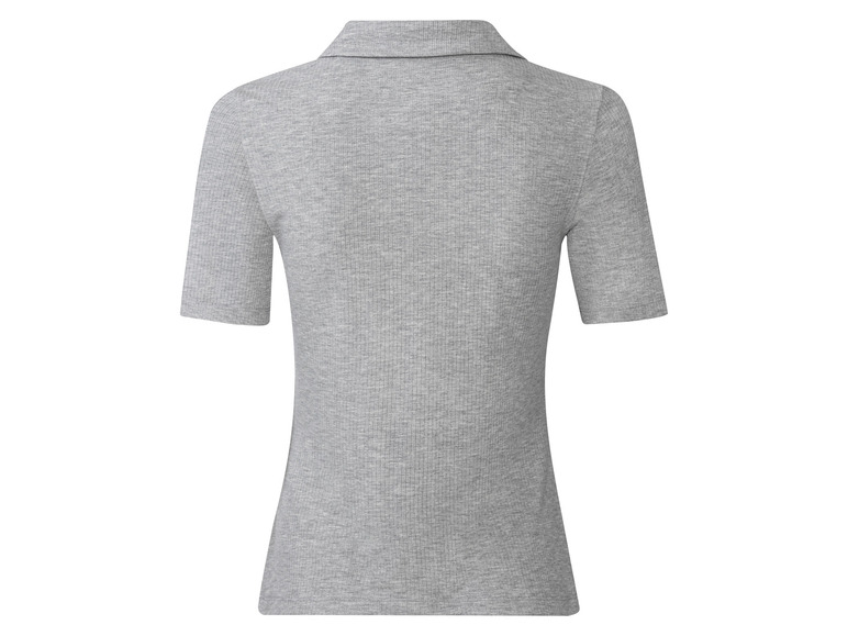 Gehe zu Vollbildansicht: esmara® Damen Shirt mit kleinem Polokragen - Bild 3