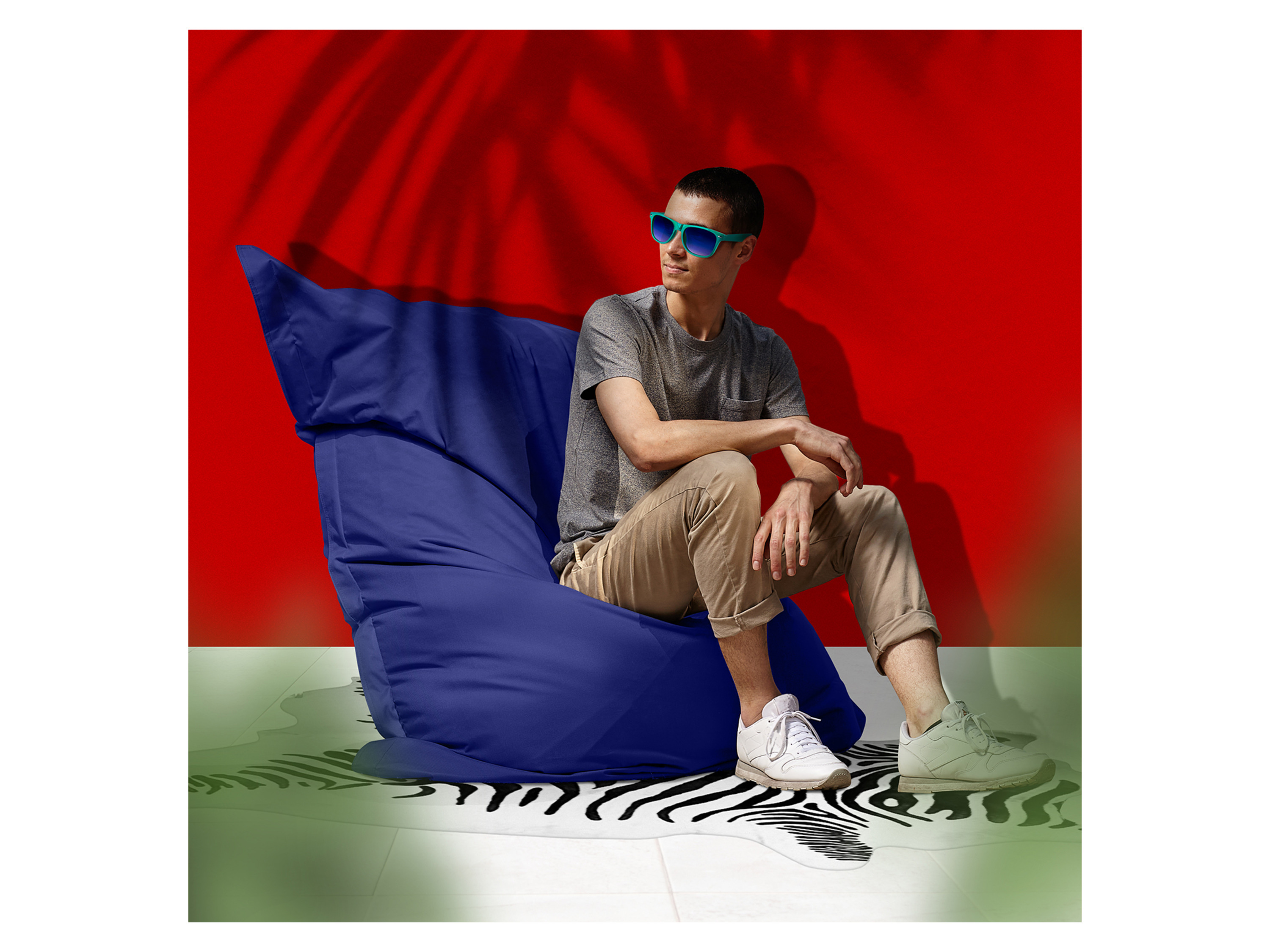 Thumbnail - Lumaland Sitzsack 380l (naviblau)