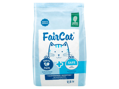 Green Petfood FairCat Katzentrockennahrung Safe, 7,5 kg