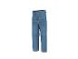 Blaue Herrenjeans mit geradem Bein