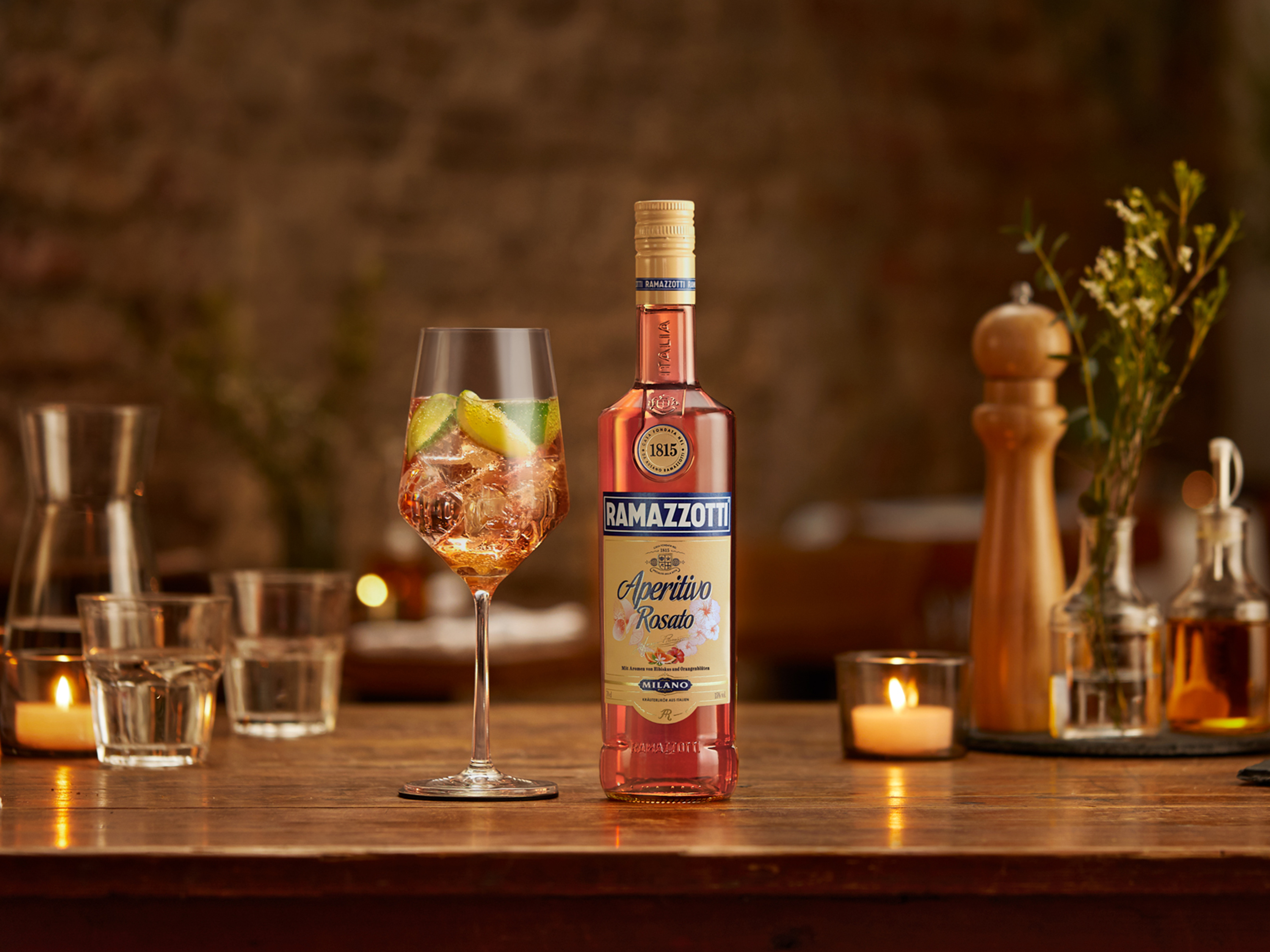 Thumbnail - Ramazzotti Aperitivo Rosato 15% Vol