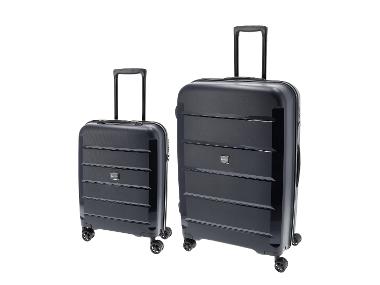 ESMARA® Koffer-Set: Hardcase XL (90L) & Handgepäck (30L)