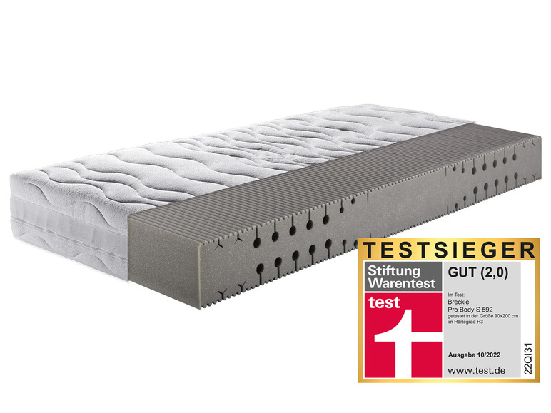 Breckle Breckle 7-Zonen Kaltschaum-Matratze »Pro Body S 592«,