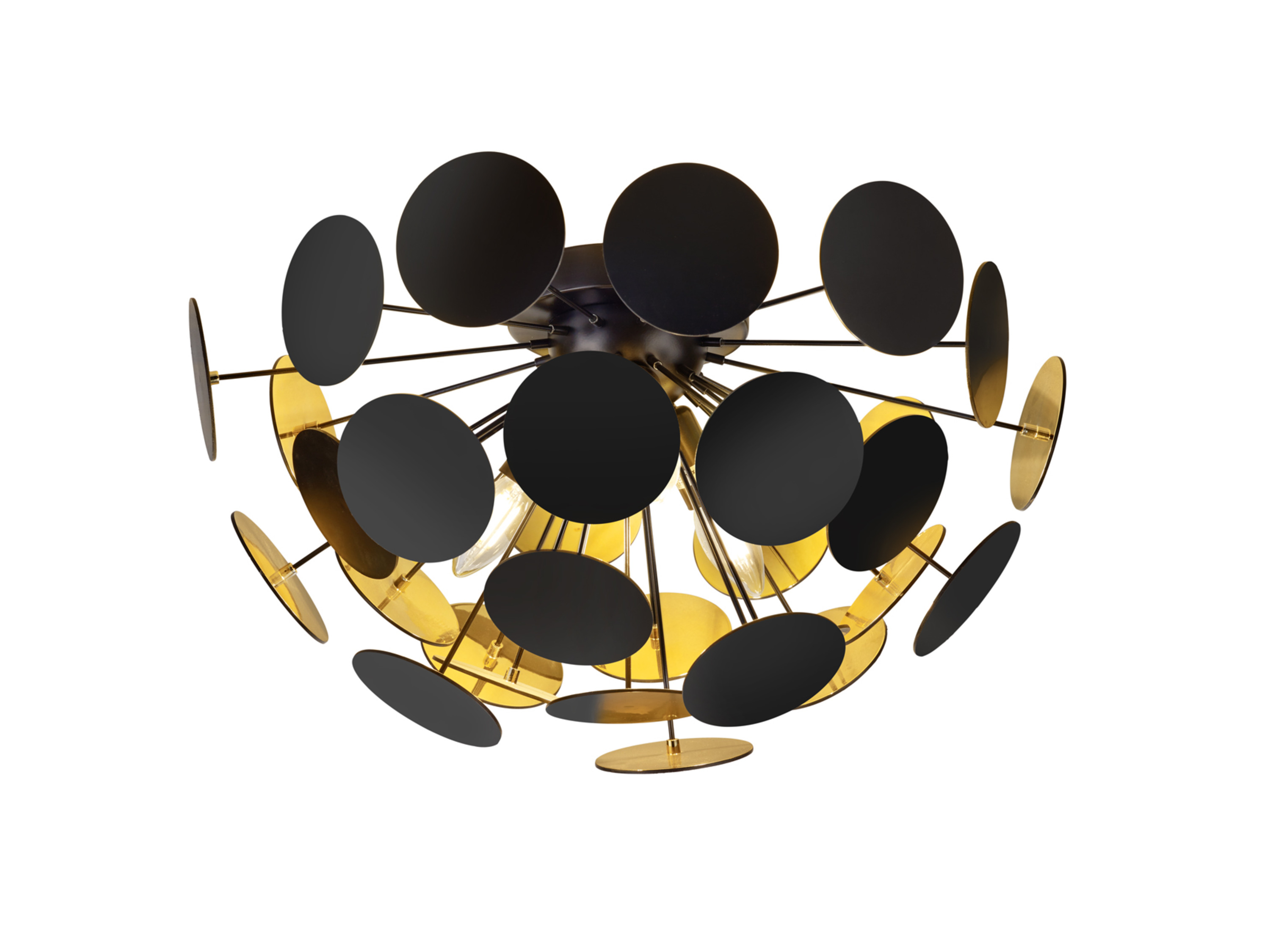 Trio Leuchte DISCALGO (Deckenleuchte, Schwarz) | 4017807330984X