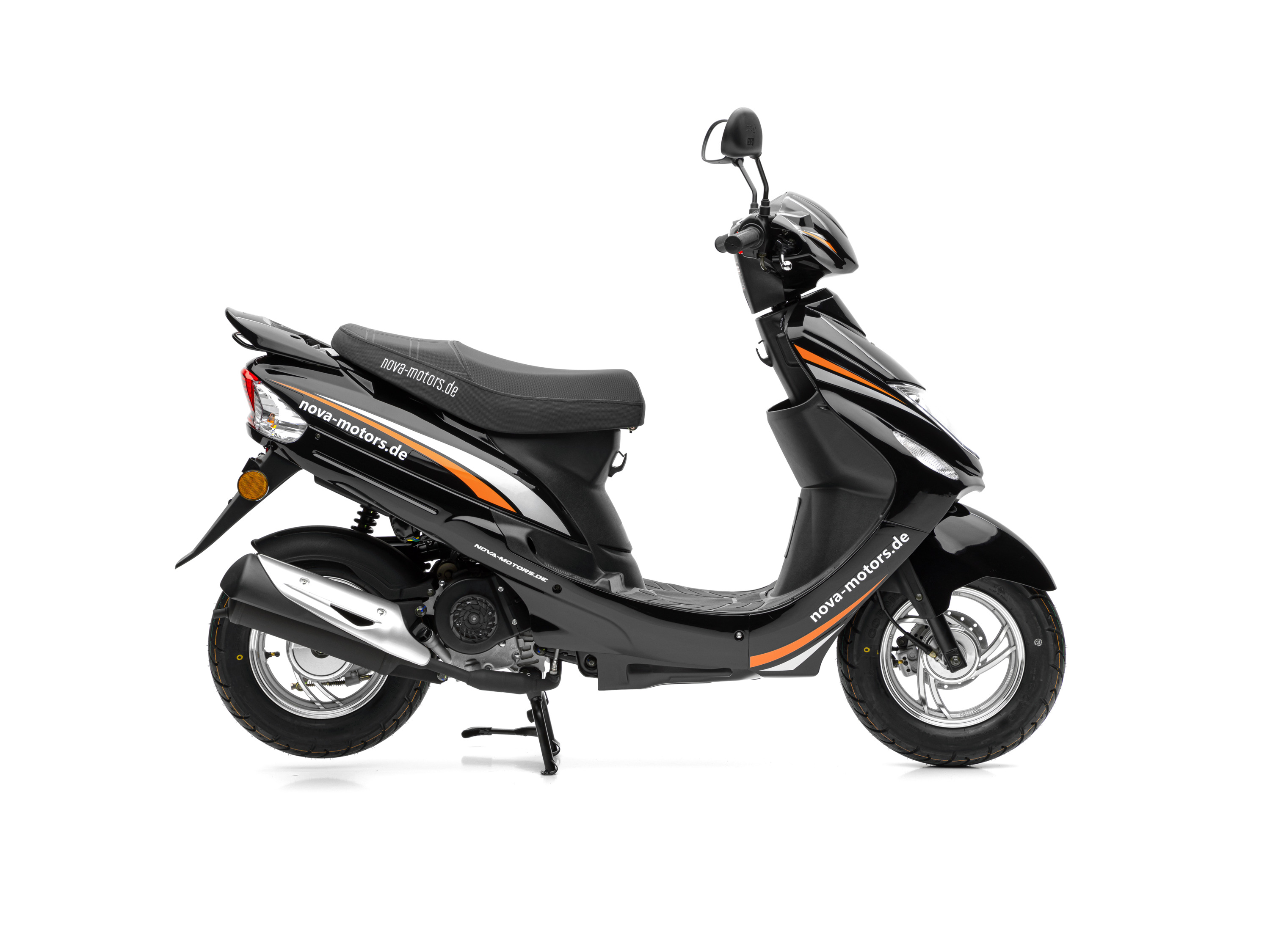 Thumbnail - Nova Motors Motorroller »City Star III«, 45km/h, E5 EFI (ohne Topcase, Schwarz)