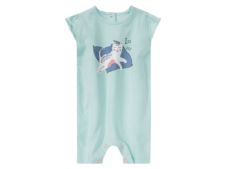 Gehe zu Vollbildansicht: lupilu Baby Mädchen Pyjama, kurz, 2 Stück, aus reiner Bio-Baumwolle - Bild 4