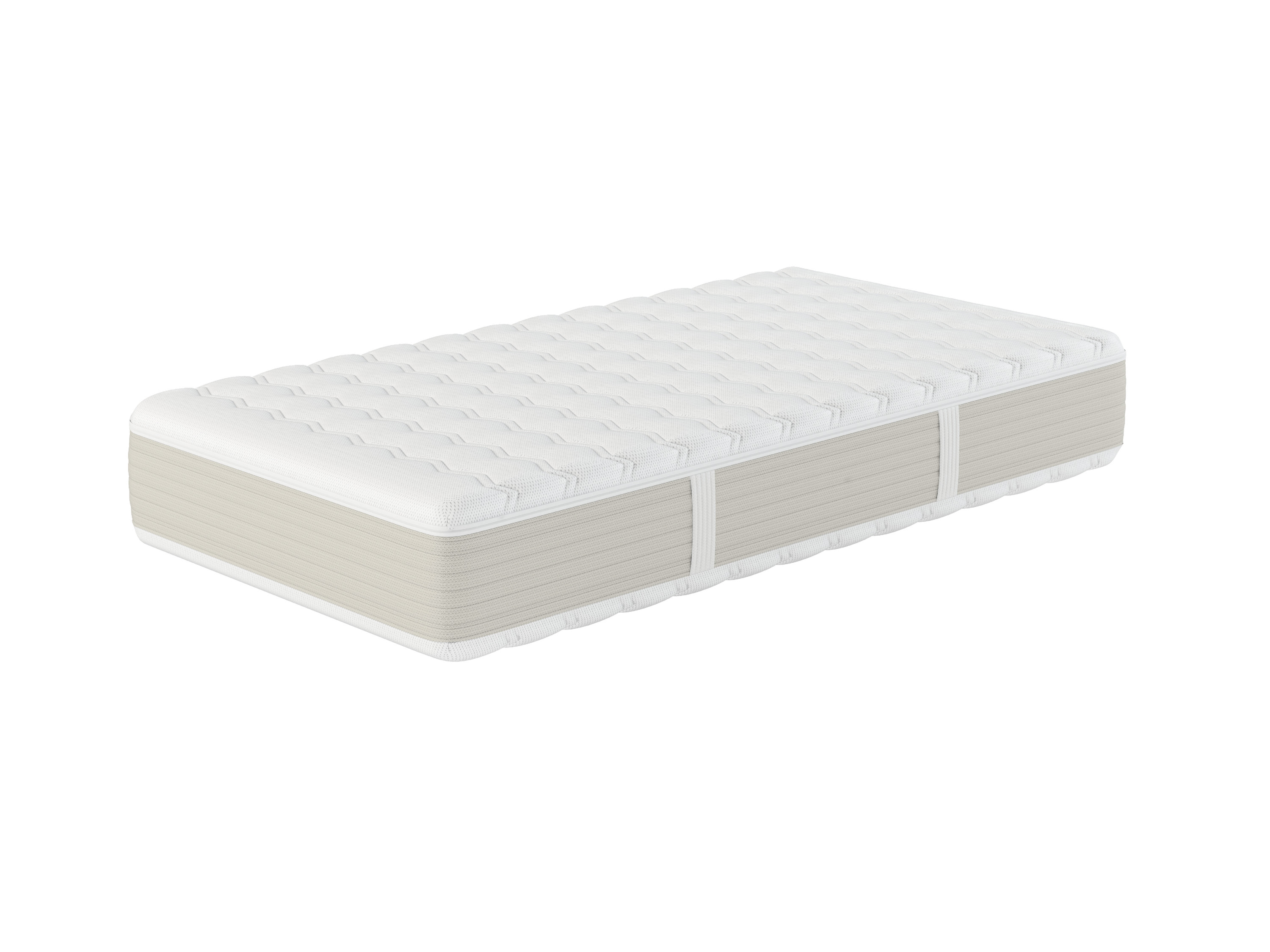 Kaltschaummatratze XXL Gelstar KS, Waterpur®-Kern mit 7 Zonen, Geltouch-Auflage, Hn8 Schlafsysteme, 25 cm hoch, (1-tlg), 3D-Klimaborder, in 90x200 cm und weiter – Bild 3 von 4