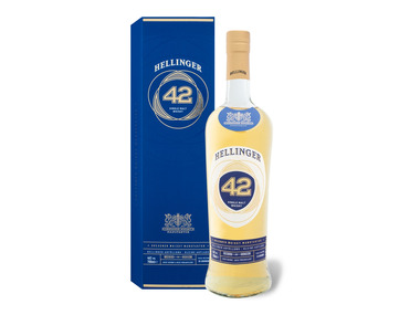 Hellinger 42 - Single Malt Whisky mit Geschenkbox 46% Vol